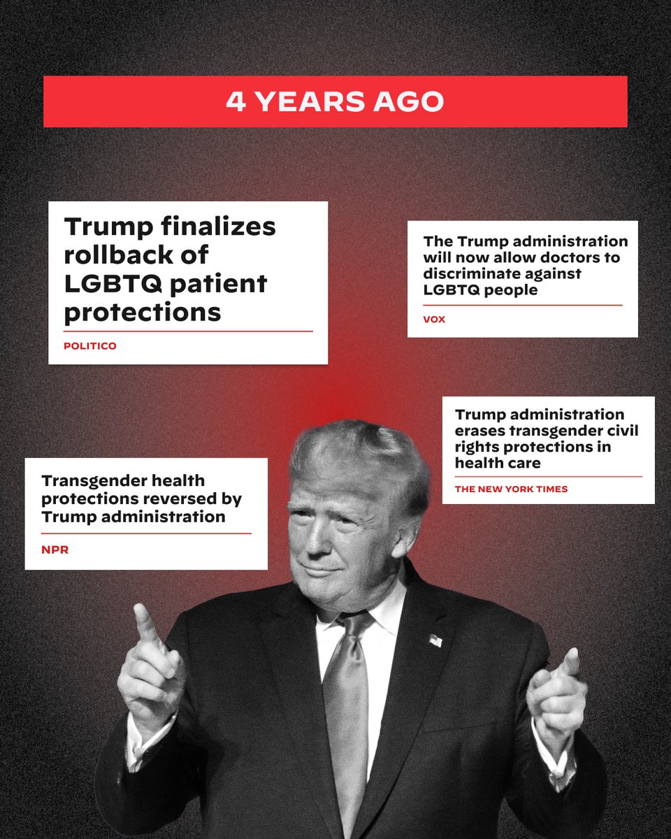 TheDemocrats's tweet image. Donald Trump does not care about LGBTQ+ Americans.