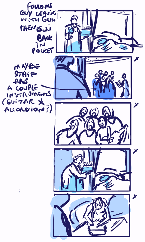 Little thread of Thumbnails I did as a director on the Netflix show Captain Fall. Love drawing thumbnails &amp; not a lot of people share that process online (pple often wonder what thumbnails look like). These were handed out to my team, so they're cleaner than what I do for myself 