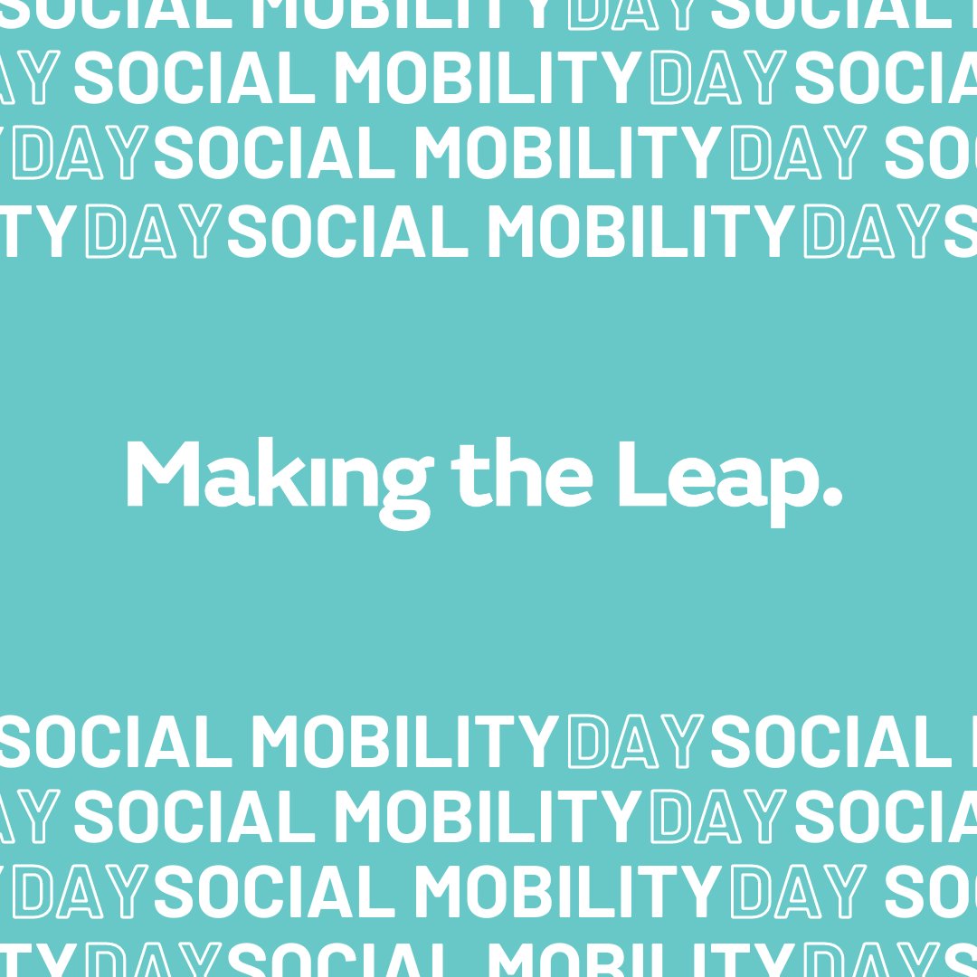 💡 IT’S SOCIAL MOBILITY DAY💡

We believe every young person should have the chance to succeed… &amp; every company, organisation &amp; institution have a part to play in making it happen

📮Delivery
🔈Advocacy
🤝Partners &amp; supporters
🏆SOMOs 

And more here 👉 makingtheleap.org.uk
