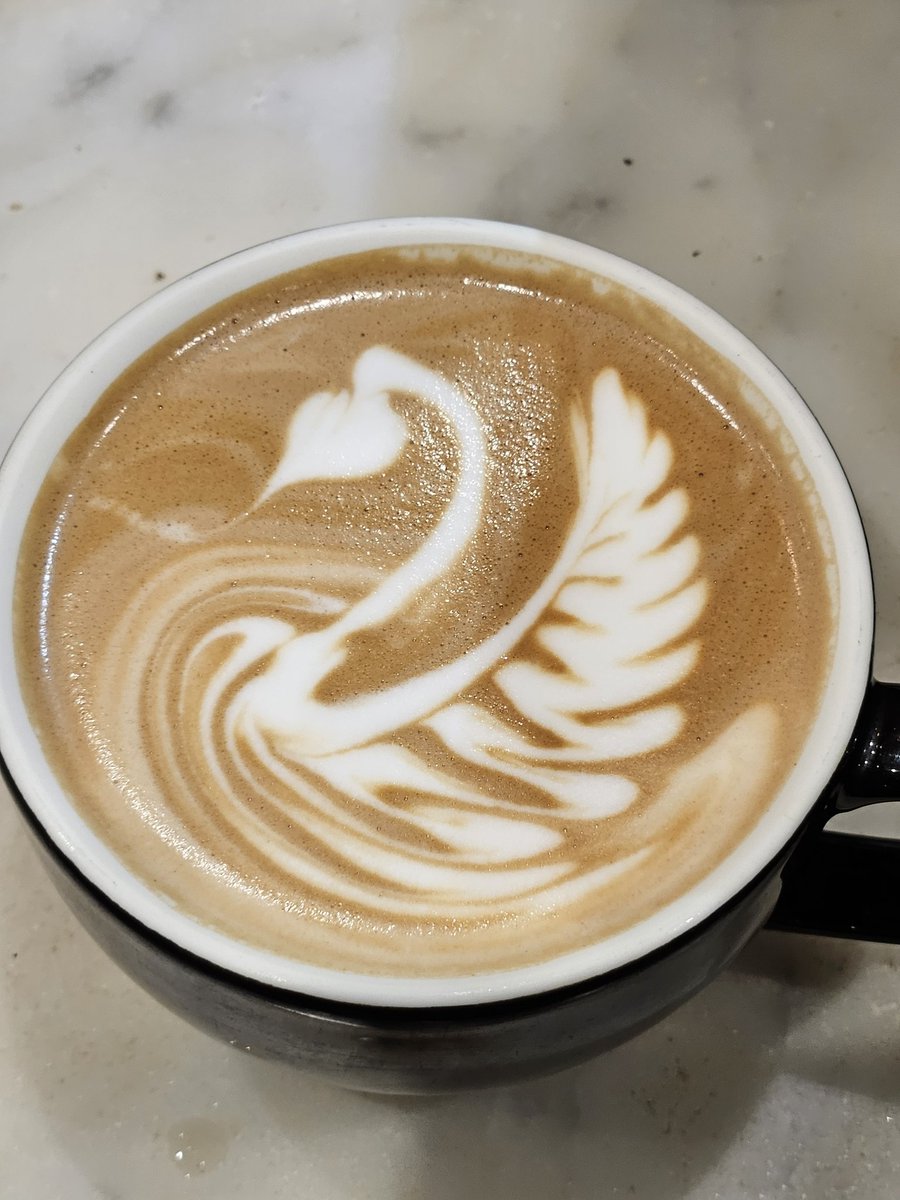 Diaho_Folf's tweet photo. My 3 go to latte art designs. Then we have the little WIP fox... very WIP, but its getting better https://t.co/ICf8GvMYOh