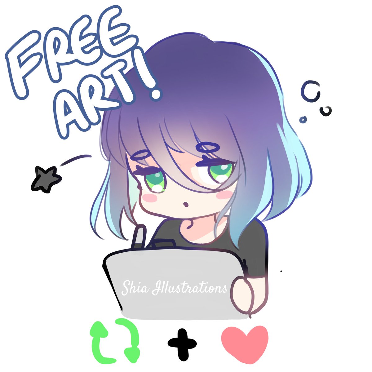 Nice to meet you ! Im Shia-san ~ Freelance artist newbie so I want to practice my draw and coloring for some OCs!! please if you can, support this and share! I also looking for #artmoots !  

#artwt #commission #Anime #art #smallartist #artshare