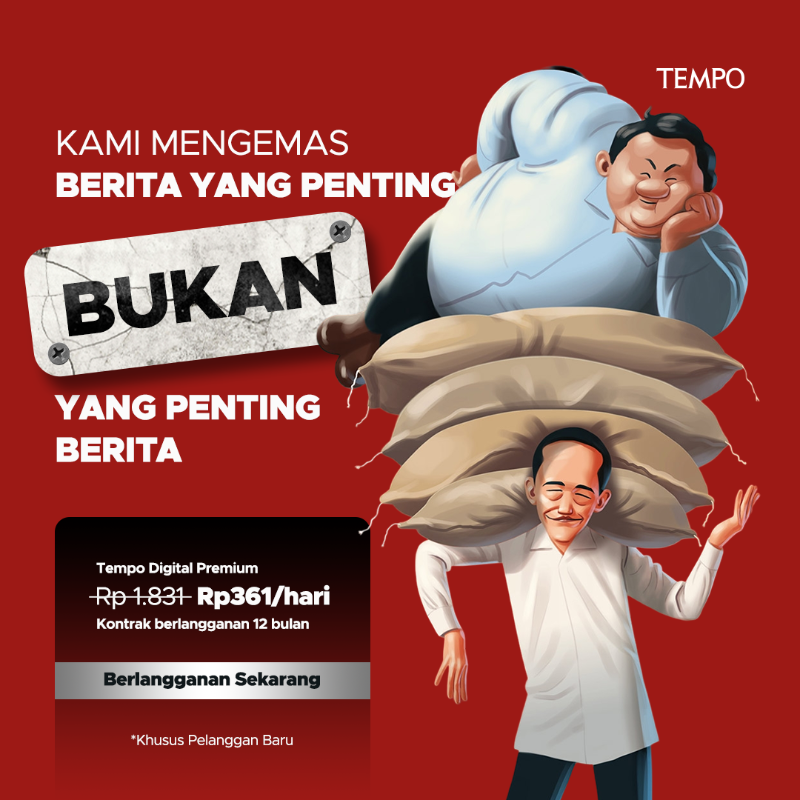 Tempo_Plus's tweet photo. Dapatkan semua bacaan yang Anda butuhkan di Tempo Digital Premium. Akses tanpa batasan selama 12 bulan melalui Website dan Aplikasi. 

Khusus pelanggan baru. Yuk, segera berlangganan, Sahabat Tempo!