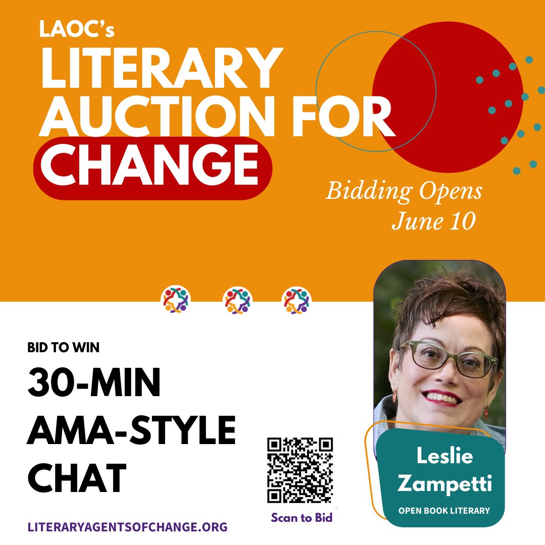 Leslie Zampetti - updates only (@literarylesliez) on Twitter photo Help me help <a href="/litagtsofchange/">Literary Agents of Change</a> by bidding on my AMA! Support fellowships and more through their auction. Help me help <a href="/litagtsofchange/">Literary Agents of Change</a> by bidding on my AMA! Support fellowships and more through their auction.