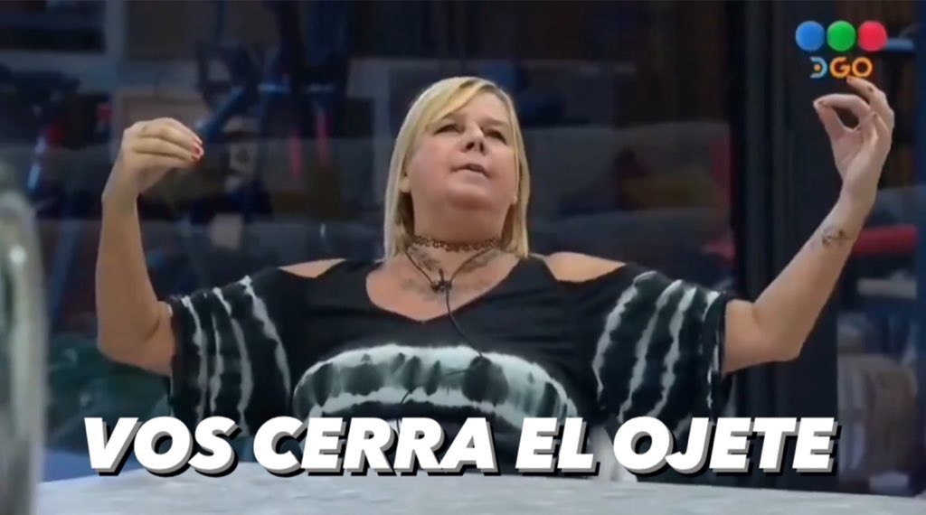gh_trivia's tweet photo. No pasaron ni dos segundos de que Coy le dijo a Furia que apunte al Chino que ahora supuestamente “Marisol le tiene envidia y la mira con cara fea, que es una actriz que entró para desestabilizarla” #GranHermano https://t.co/w6e9ybTMkR