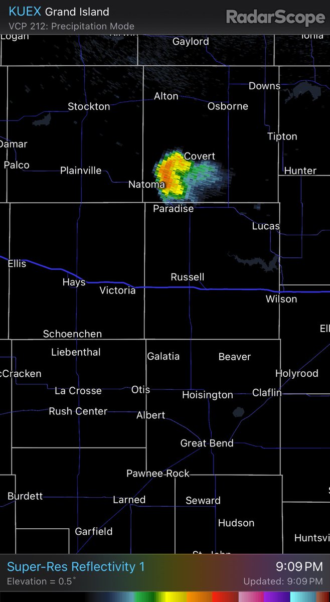 51countyrancher's tweet photo. @snodgrss photo taken about 60 miles northwest of storm https://t.co/FxSduPzDXZ
