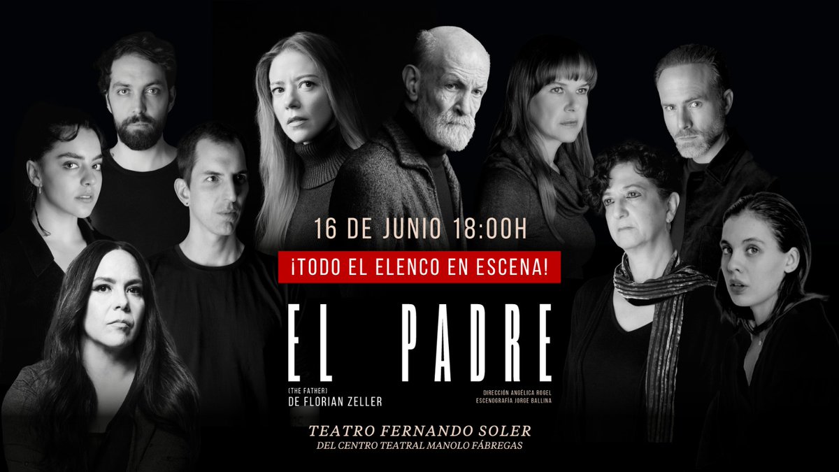 El Padre celebrará sus 100 representaciones con una función única, en la que Fernanda Castillo y Nailea Norvind compartirán el escenario con Luis de Tavira. Domingo 16 de junio #Teatro Fernando Soler. Carmen Aristegui, Marina de Tavira y Daniel Giménez Cacho como los padrinos