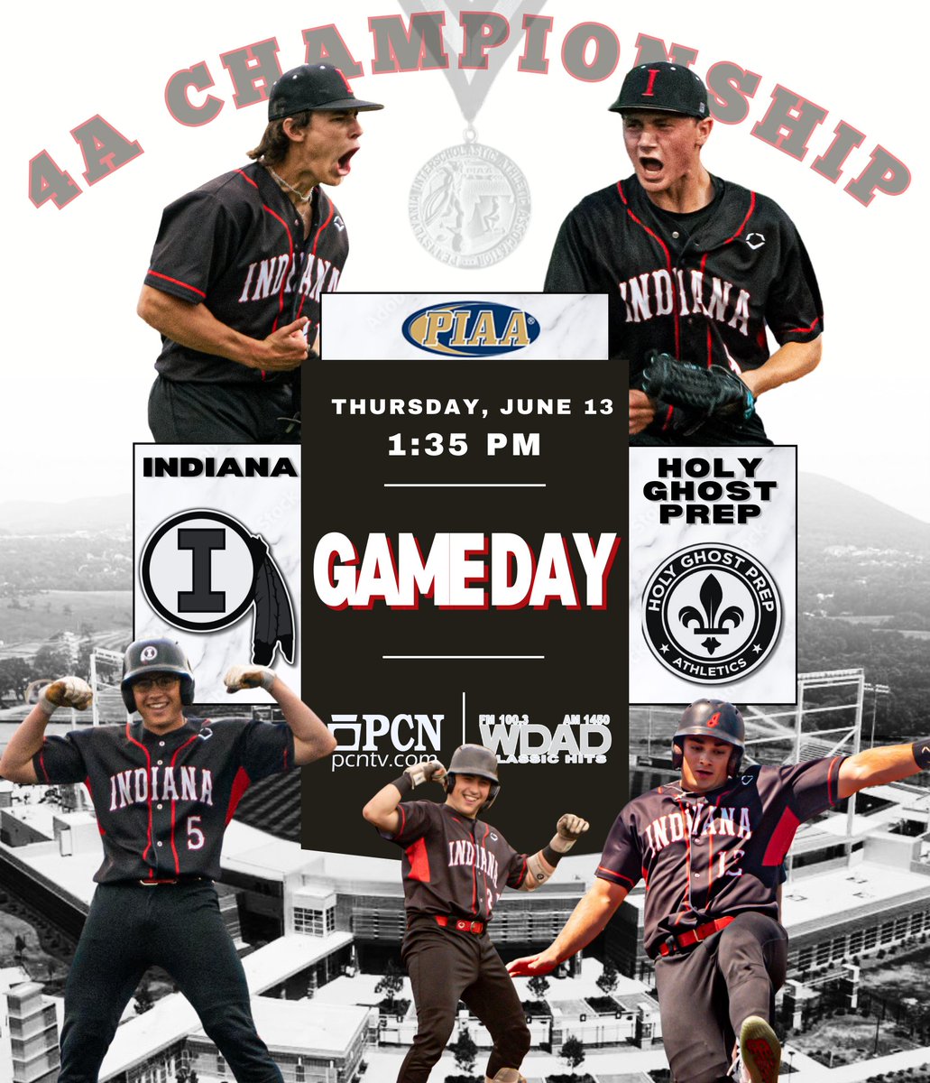 IASDAthletics's tweet photo. 𝑾𝑨𝑲𝑬 𝑼𝑷 &amp; 𝑮𝑬𝑻 𝑹𝑬𝑨𝑫𝒀...𝑰𝑻'𝑺 𝑪𝑯𝑨𝑴𝑷𝑰𝑶𝑵𝑺𝑯𝑰𝑷 𝑮𝑨𝑴𝑬 𝑫𝑨𝒀!

🆚 - Holy Ghost Prep Firebirds
⏰ - 1:35 PM
📍- Medlar Field (State College, PA)
📻 - WDAD 100.3 FM, AM 1450
💻 - https://t.co/Ia4GYlHuLs
🎟 - https://t.co/5EDb9Ayn7g

#IndianaPride https://t.co/L0RXDMWbXE