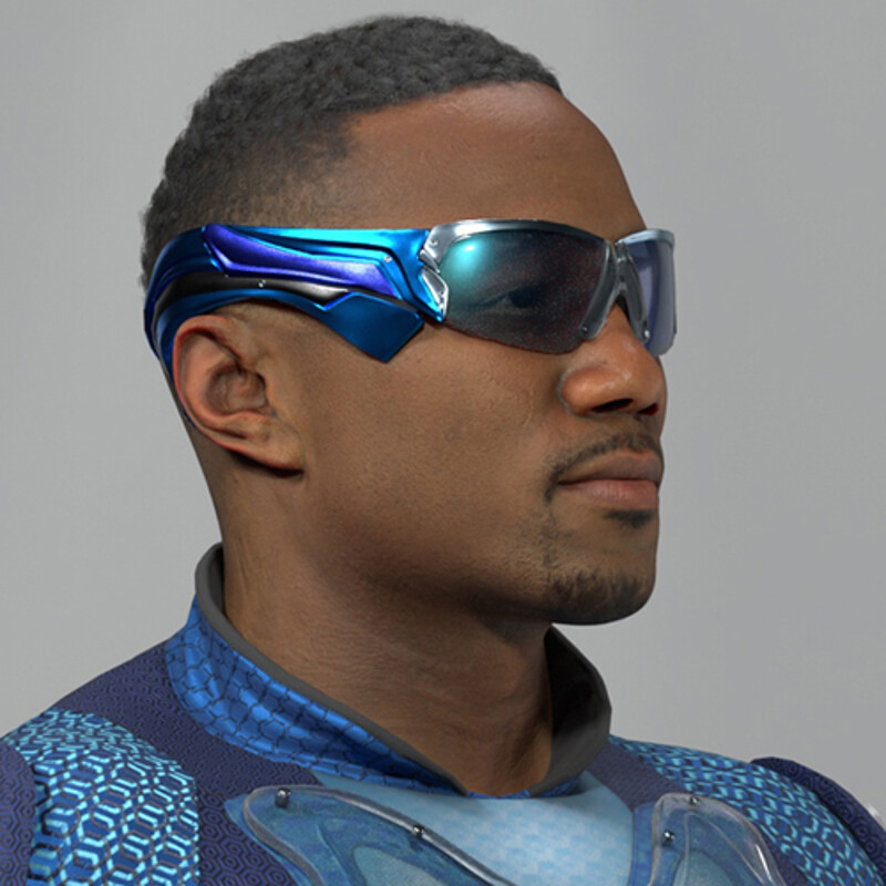 Vertex_FX's tweet photo. With a new season of #theboys I thought I would share this #atrain skin I made for the #callofduty crossover event.  I made the body and suit but the head and hair was done by the amazing head department. #zbrush #substancepainter https://t.co/INUL2bfWq6