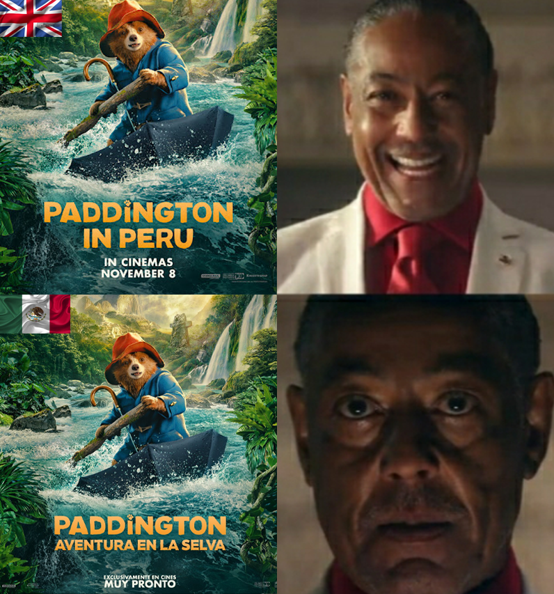 JeffarVlogs's tweet photo. Peruanos cuando

Peruanos cuando ven el título de la nueva de Paddington con doblaje de México https://t.co/k9qEeAOJX6