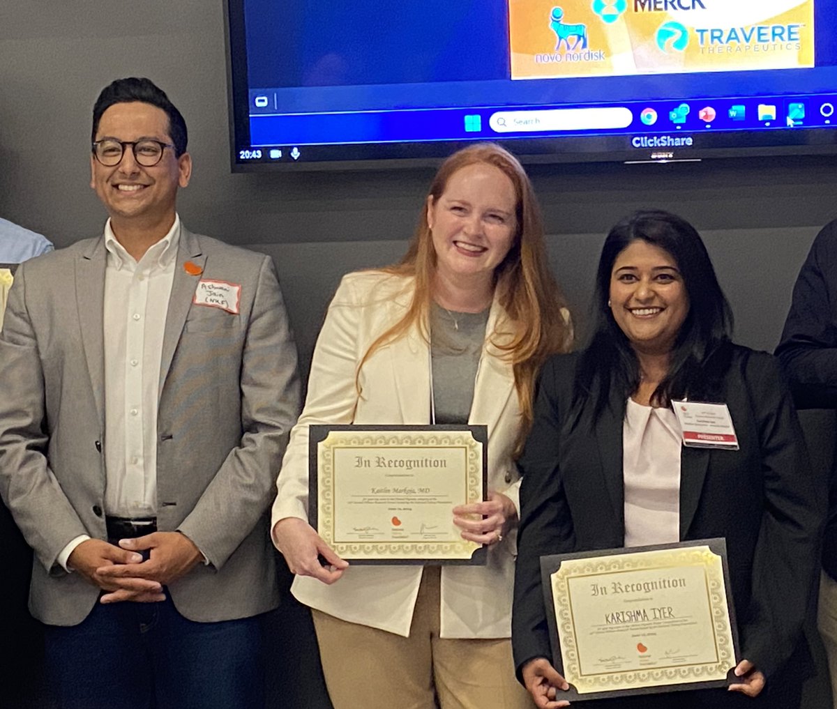 Our first year fellows represented our program well tonight at the @nkfnca Fellows Forum!  <a href="/Negiin08957393/">Negiin Pourafshar, MD, FASN</a>