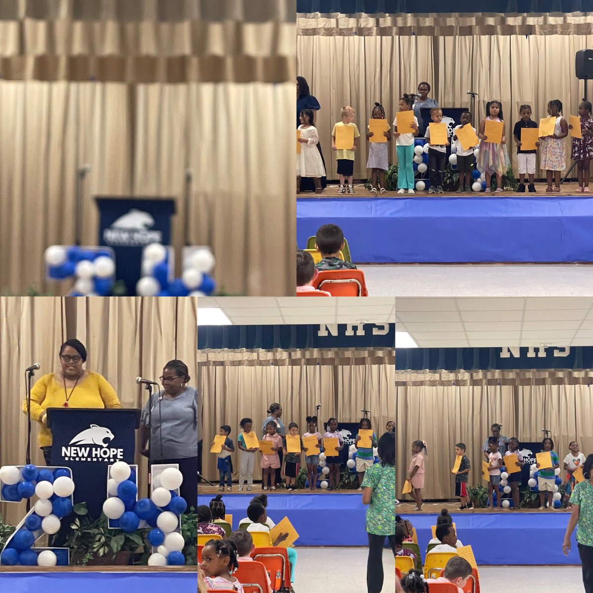 New Hope Wildcats K-5 awards Day rocked. Our children worked hard all year . We are proud of each and everyone of them.#WeGrowChildren.