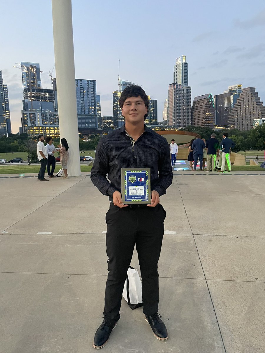 Oscar Salazar (@oscarsalazar_08) on Twitter photo Blessed and honored to receive the Austin Area High School Baseball Player of the Year from <a href="/statesman/">Austin Statesman</a> <a href="/USATODAY/">USA TODAY</a> <a href="/thomasjhenrylaw/">Thomas J. Henry Law</a> I would like to thank God, my family and <a href="/Rickyprep/">Rick Cantu</a> for all the support this yearπ«Άπ» Blessed and honored to receive the Austin Area High School Baseball Player of the Year from <a href="/statesman/">Austin Statesman</a> <a href="/USATODAY/">USA TODAY</a> <a href="/thomasjhenrylaw/">Thomas J. Henry Law</a> I would like to thank God, my family and <a href="/Rickyprep/">Rick Cantu</a> for all the support this yearπ«Άπ»