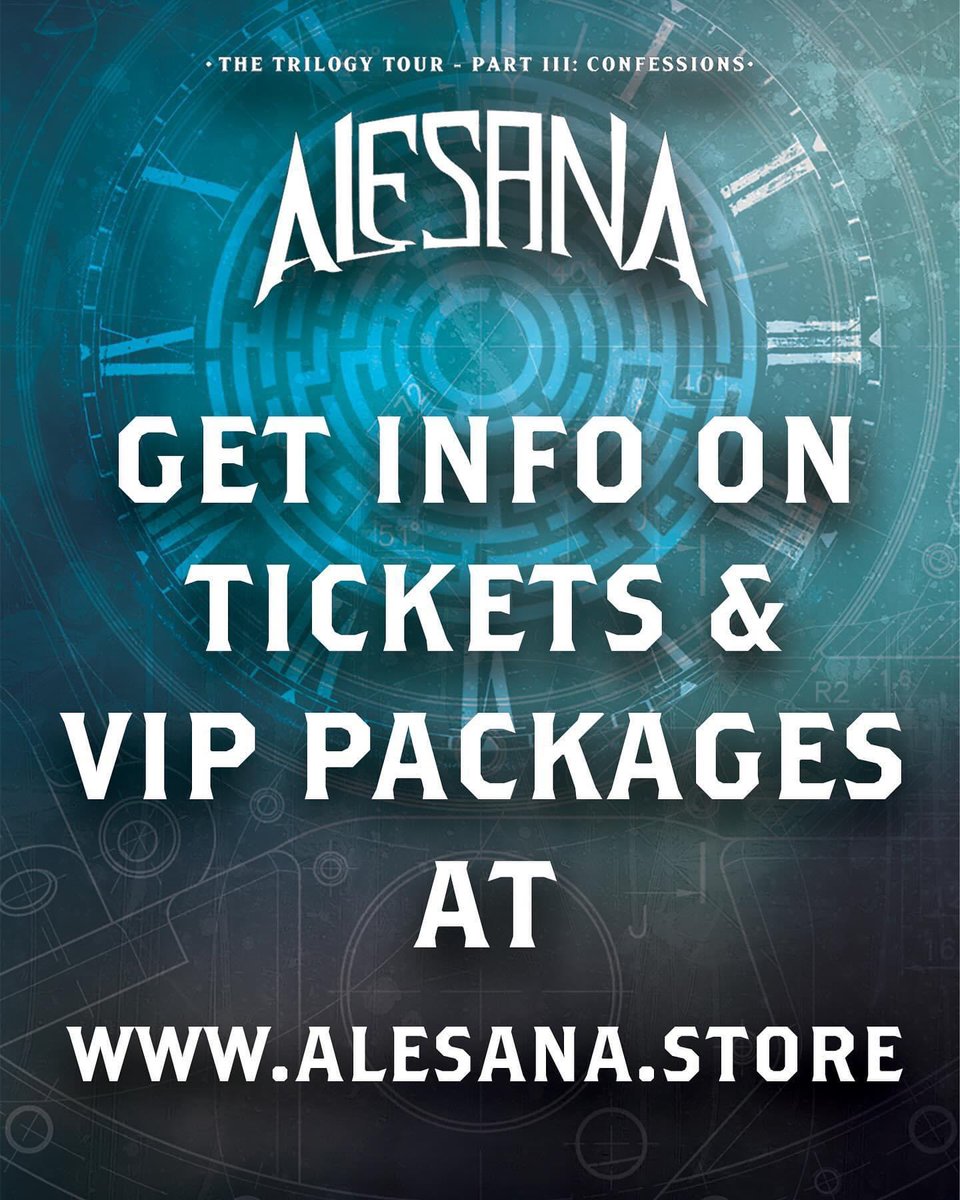 One more week until <a href="/Alesana/">Alesana</a> is back on stage! Grab your tickets and VIP packages now 🤘🏼