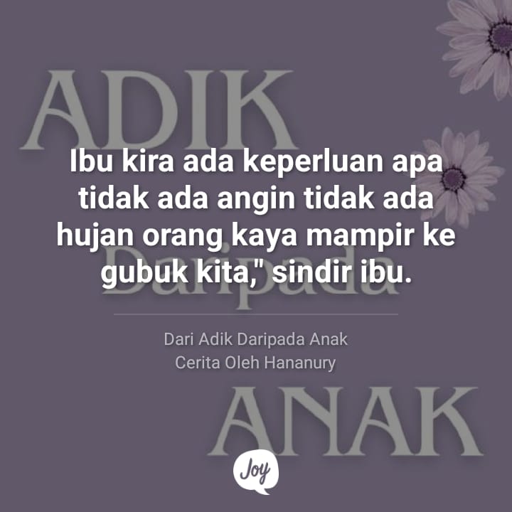 Joylada_ID's tweet photo. Hani dan ibu berusaha buat bapak paham kalau adiknya alias paman Hani harus paham risiko dari punya anak dan jangan asal nyari bantuan instan🙄 #JoyReview https://t.co/qUB73mooLt