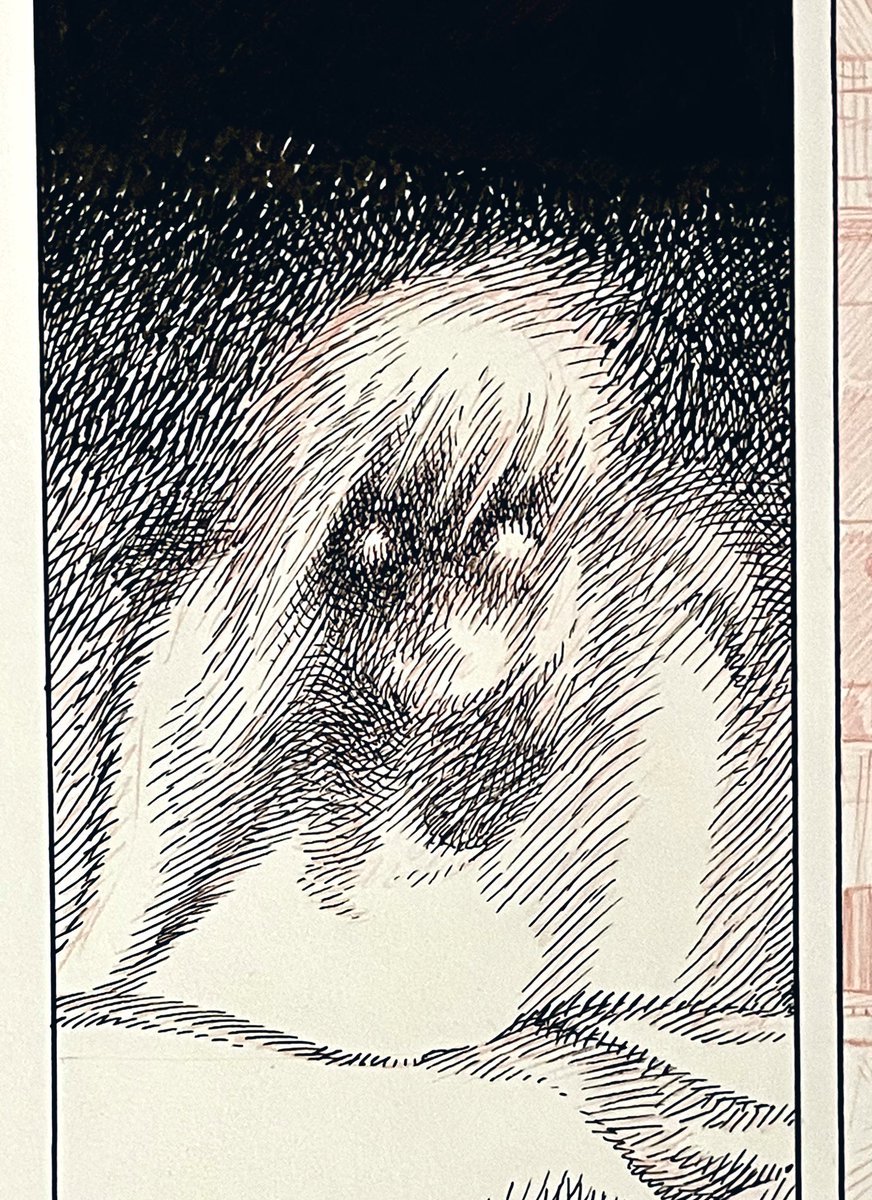 GR_comics's tweet photo. boo
partial inks detail
#makingcomics #SecretProject1
#process https://t.co/fDb0YXhCvl
