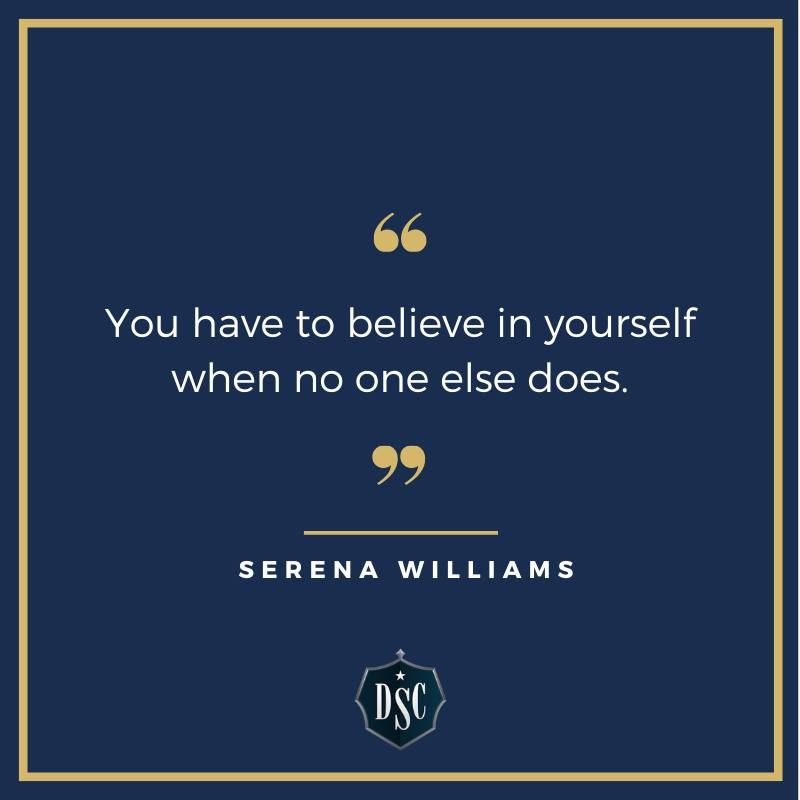 DesertStarCo's tweet photo. "You have to believe in yourself when no one else does." ~ Serena Williams https://t.co/SkoT4FPy6F