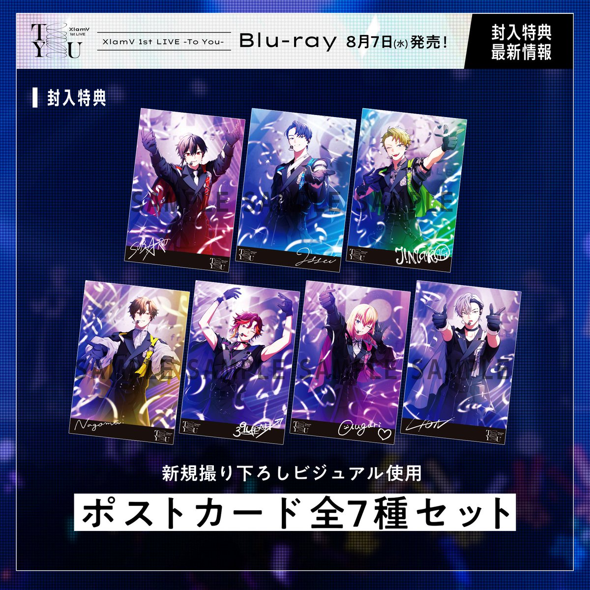 ✦••┈┈••✦🌟✦••┈┈••✦ XlamV 1st LIVE -To You- Blu-ray封入特典