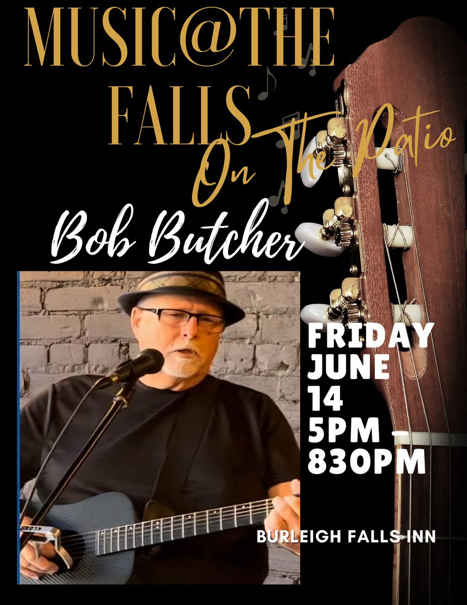 BurleighFallsIn's tweet photo. What's happening at the falls...
#musicatthefalls this Friday with Bob Butcher..
Father's day at the falls
High Tea June 19th
Strawberry Supper June 23
Yuk Yuks Comedy  June 29th. https://t.co/y8pITbHpm0