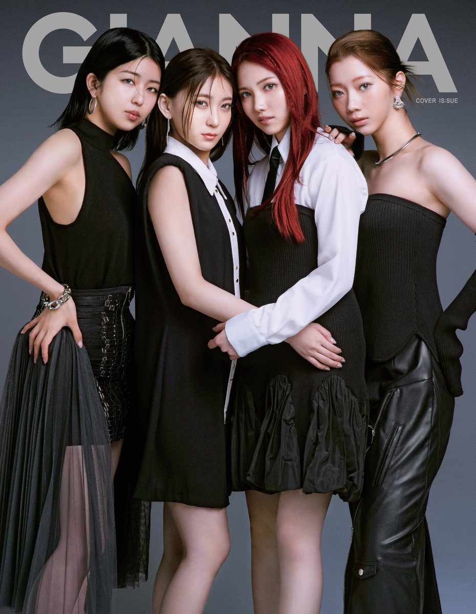 gianna_magazine's tweet photo. 📣W表紙解禁

6/18売 #GIANNA 12
SPECIAL EDITION版
(表紙／杉野遥亮、W表紙(BACK COVER)／IS:SUE)
㊗️W表紙＋FASHION&インタビュー特集‼️
#ISSUE #イッシュ #이슈
#会田凛 #釼持菜乃 #田中優希 #坂口梨乃

Amazon、楽天ブックス等
先行予約👇
https://t.co/4CnhqxvBjW

デビューと共に
FASHION誌「GIANNA」
6/18号のW表紙を飾り
FASHION特集が組まれ
メンバーの魅力を紹介💕

⽇本過去最⼤級規模となった
ガールズオーディション番組
「PRODUCE 101 JAPAN THE GIRLS」で
ファイナリストとして異彩を放っていたメンバー
#RIN 会田凛
#NANO 釼持菜乃
#YUUKI 田中優希
#RINO 坂口梨乃
で4人組ガールズグループ
「IS:SUE （イッシュ）」を結成
6/19ユニバーサルミュージックより
メジャーデビュー🎊

@issue_is_coming