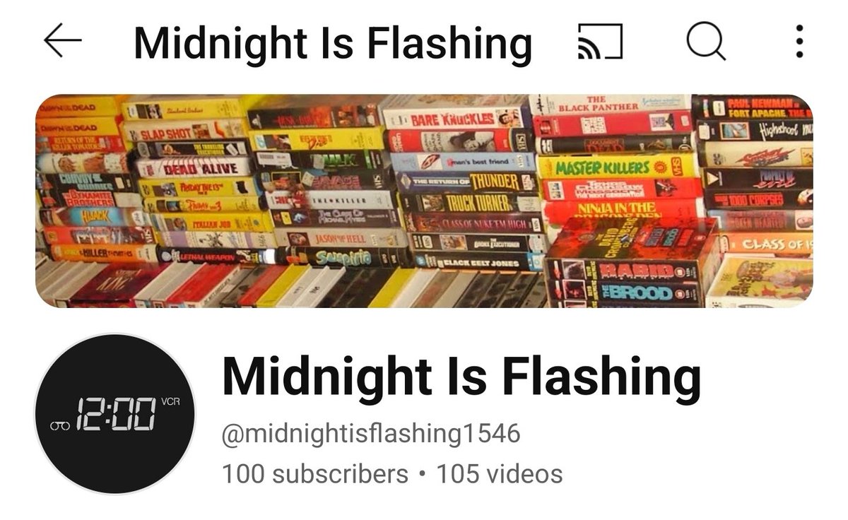 midnightVHS's tweet photo. Hey, triple digits ain't bad! Congrats @cwr2 https://t.co/JuuDY9VstG