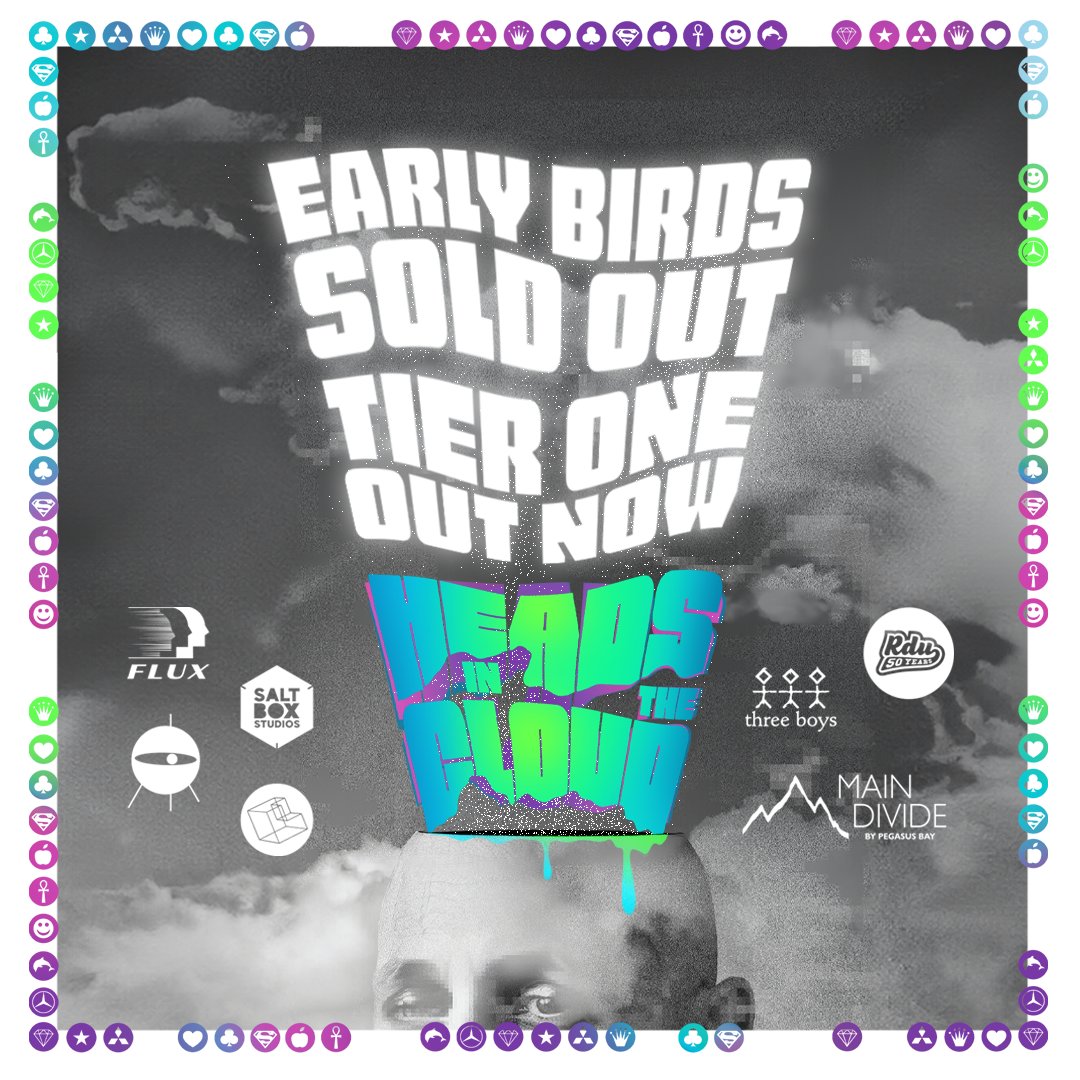 And just like that... early birds are gone. 5 weeks to go and counting! 

TIER 1 TICKETS AVAILABLE HERE: fluxcapacitor.flicket.co.nz/events/eaffb81…