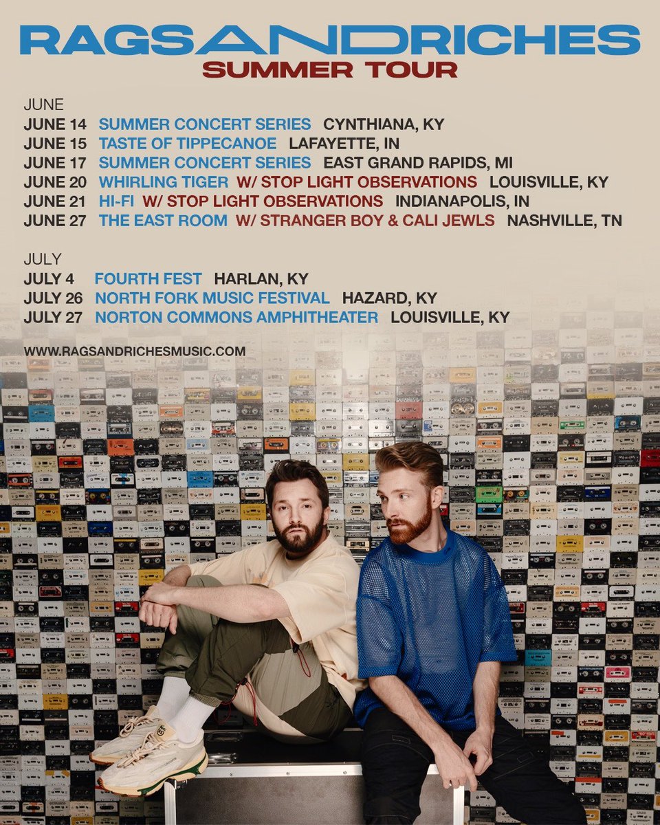 where will we see you? 👀 ragsandrichesmusic.com/tour