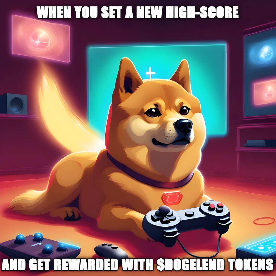 DogeLend's tweet photo. When you reach a new high-score and earn dogelend tokens 🚀🐕

 #crypto #memes #dogecoin #cryptocurrency #blockchain #DogeLendToken #DogeLend https://t.co/vsQ6OXDTzb