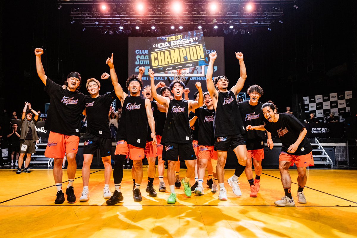 somecity_tokyo's tweet photo. 👑F'SQUAD
@FSQUADtokyo 

CLUB CITTA' 36th Anniv. SPECIAL
SOMECITY “DA BASH”
(THE) FINAL FRAME TOURNAMENT
2024.6.12(wed)
at @CLUBCITTA_1988 

- FINAL -
F'SQUAD 19 - 14 PISTOL BROTHERS

#somecity #ballaholic #asics
#clubcitta
#dabash https://t.co/m4pjPnRMci