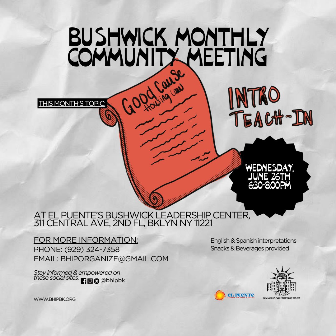 Bushwick Housing Independence Project tweet media