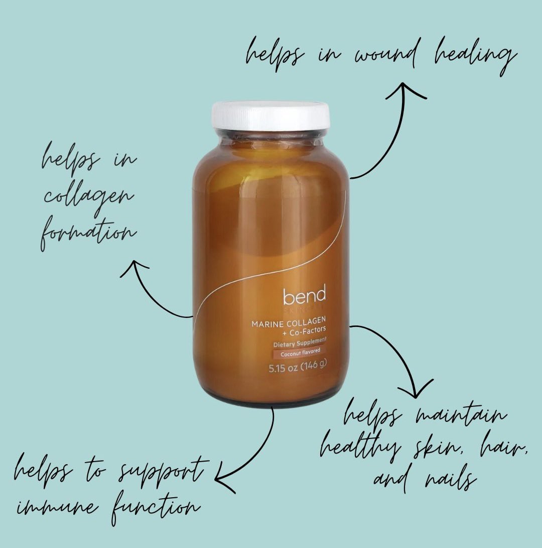 Do you want healthy hair, skin, and nails? ✨

Bend Beauty Marine Collagen + Co-Factors Supplement Powder is a blend of collagen peptides, silicon, and whole-food vitamin C that helps promote the health of your hair, skin, and nails! 🍓🥥