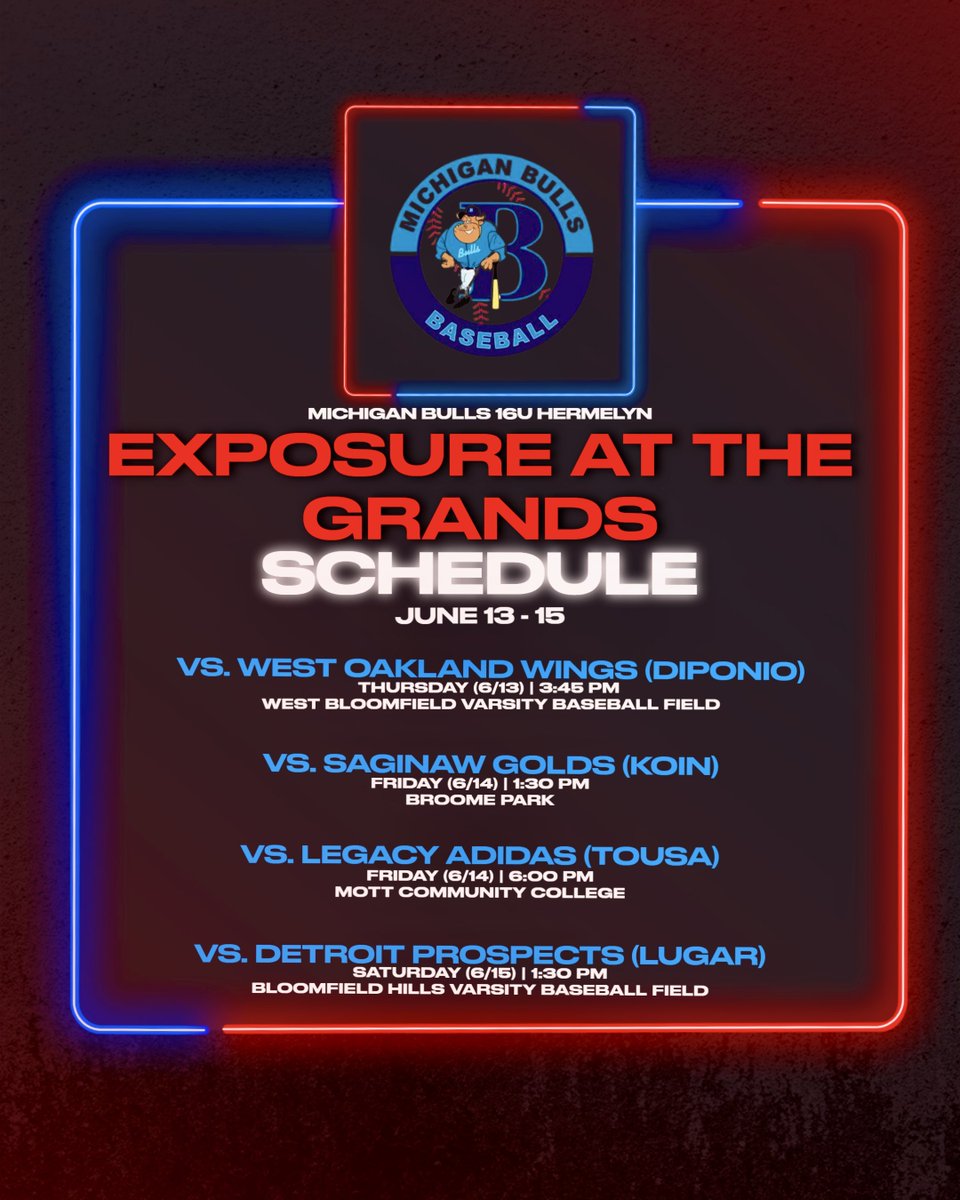 This weekends Exposure at the Grands schedule. #SKO