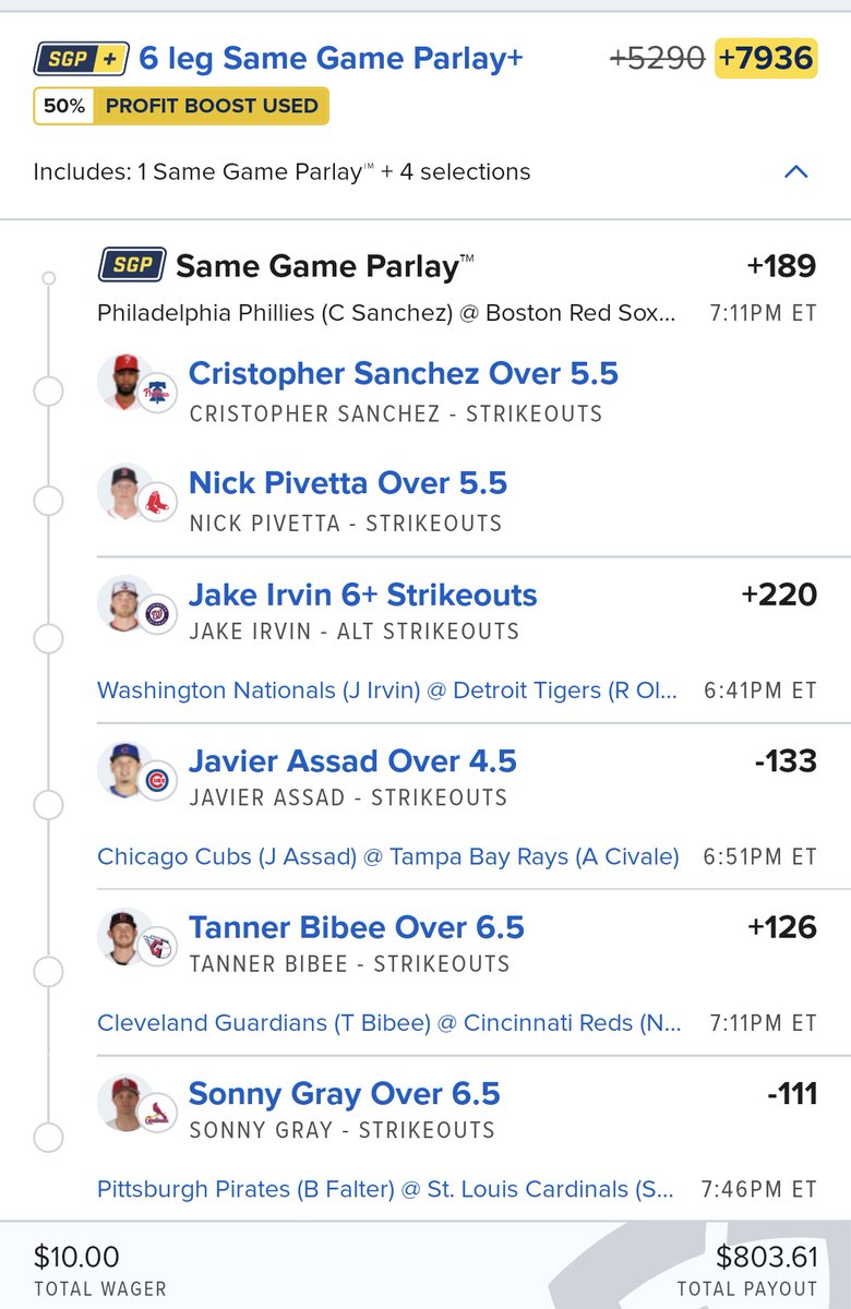 bet_philly's tweet photo. 🚨 Wednesday night MLB ⚾️ 🚨Revised profit boosted pitchers + hitters. Play your faves solo, make your own or tail. Be responsible about it.
#gamblingX #mlbbets #mlbparlay #baseballparlay #fanduel #profitboost #hitterprops #strikeoutprops #pitcherprops #samegameparlay https://t.co/lzLOtGeUbX