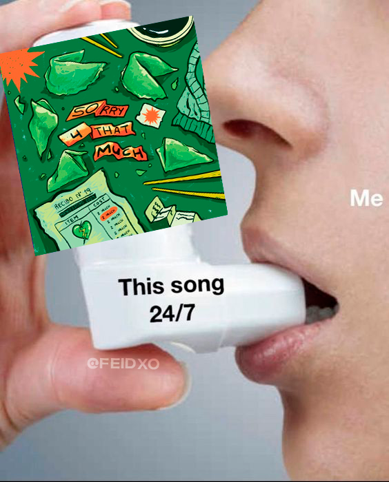 desde que salió sorry 4 that much estoy así