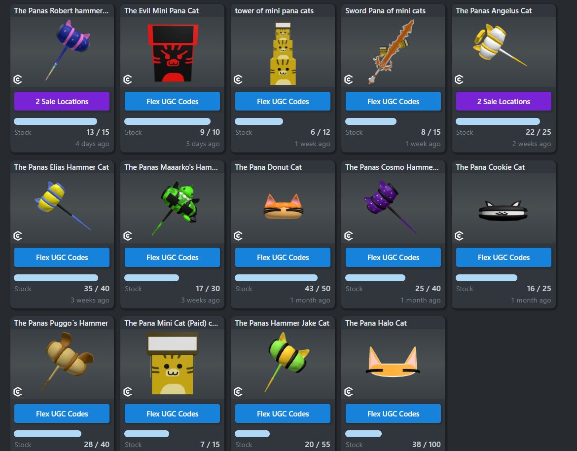 ELGATOSOVI95084's tweet image. Día #1
Vendiendo o tradeando mis items hasta que ya no tenga más codes
#Roblox #RobloxUGC #RobloxTrade