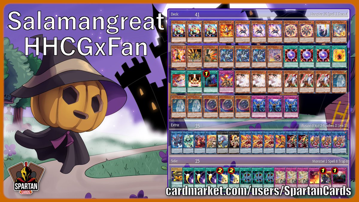 HHCGxFan's tweet photo. Was playing a tourney from my OTS store after not playing the game for several months. Won it in the end and it was pretty cool playing Salamangreat again ~
#yugioh #ygo #yugiohtcg #salamangreat https://t.co/HoBXYjZx3F