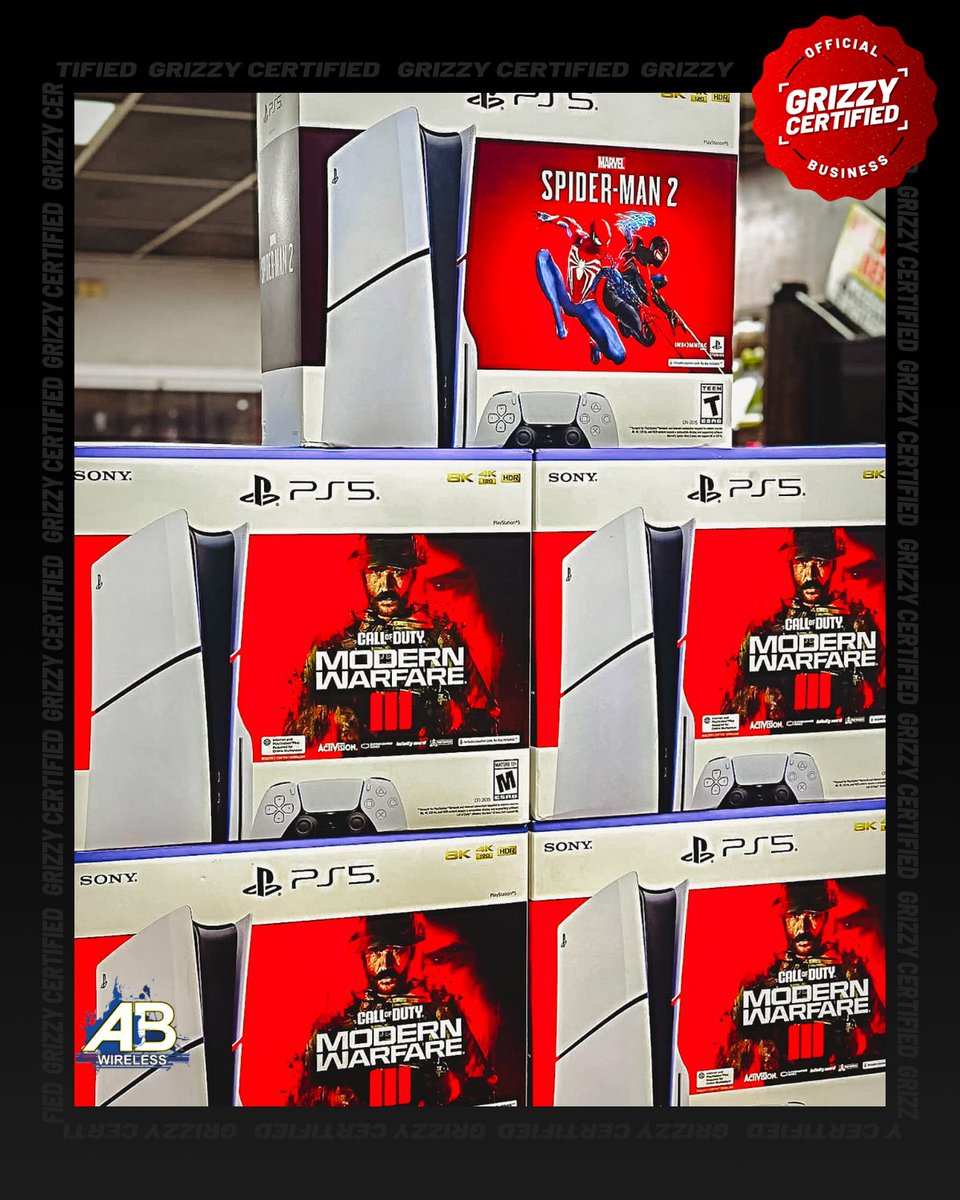 GrizzysHoodNews's tweet image. 🎮📱 Level up Dad’s tech game! From the latest iPhones to PS5, Nintendo Switch, and Meta Quest— AB Wireless has it all. 🌟

📍 Visit us at 137 W Southmore Ave, Pasadena, TX
📞 Call (713) 477-6480

#TechForDad #LatestGadgets #ABWirelessPTX #GrizzyCertified