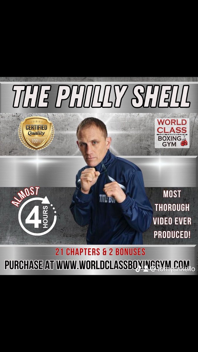 TomYankello's tweet image. Philly Shell Instructional Video Release Tomorrow!
🥊 Get ready for the ULTIMATE PHILLY SHELL tutorial video dropping tomorrow! 🎥 21 chapters + 2 bonuses 🌟 Including a special chapter on SOUTHPAW vs ORTHODOX! Don't miss out on the most comprehensive #PhillyShell tutorial ever
