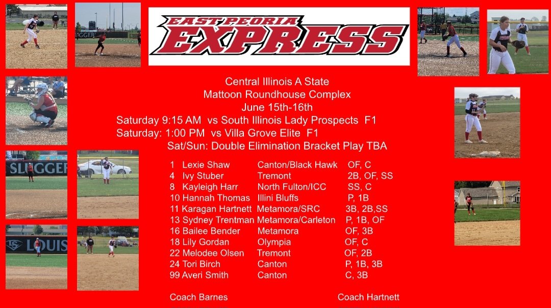 Ready for our next tourney in Mattoon this weekend!