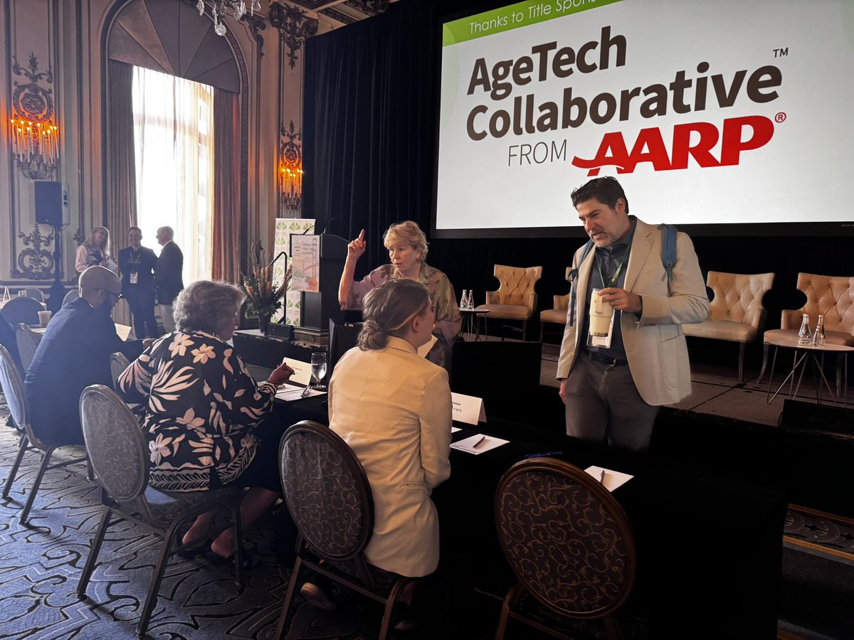 Thank you, <a href="/AgeTechCollab/">AgeTech Collaborative™ from AARP (ILabs)</a> and #LongevityVenture for creating a space to advance collaborations aimed at improving #aging!