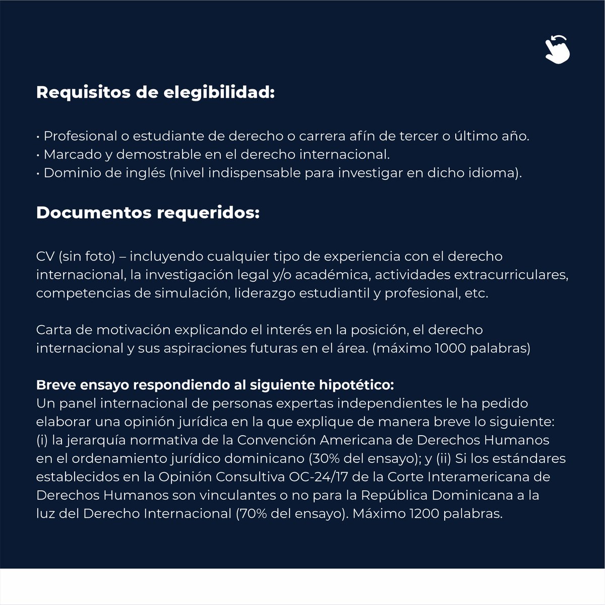 coladicrd's tweet image. Nos llena de alegría dar inicio a la primera convocatoria de nuestro programa de mentoría y desarrollo profesional (M&amp;amp;DP). 

Fecha límite de aplicación: lunes 17 de junio de 2024 a las 11:59P.M. Para más inf:  vía correo a infocoladic@gmail.com