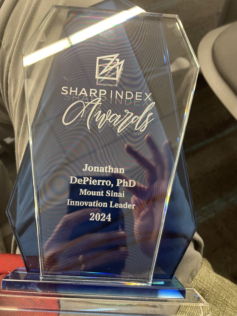 jon_m_depierro's tweet image. Thank you to the @SharpIndex for the recognition of 2024 innovator in health care worker mental health! I am so proud to lead a program at @IcahnMountSinai at the cutting edge of #healthcareworker #mentalhealth and #resilience @SinaiBrain @MountSinaiPsych @HITHealthIMPACT