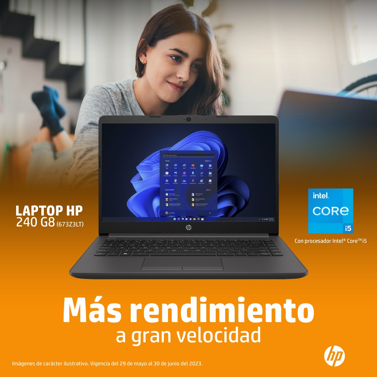 HPStoreMX's tweet photo. Obtén la velocidad que necesitas para terminar todas tus tareas en tiempo record 📄🏅 

Adquiere tu Laptop HP 240 G8 ¡Ya disponible en tiendas HP Store!
📍 https://t.co/K6oyGQNsa4 https://t.co/xF9qU6zYyW