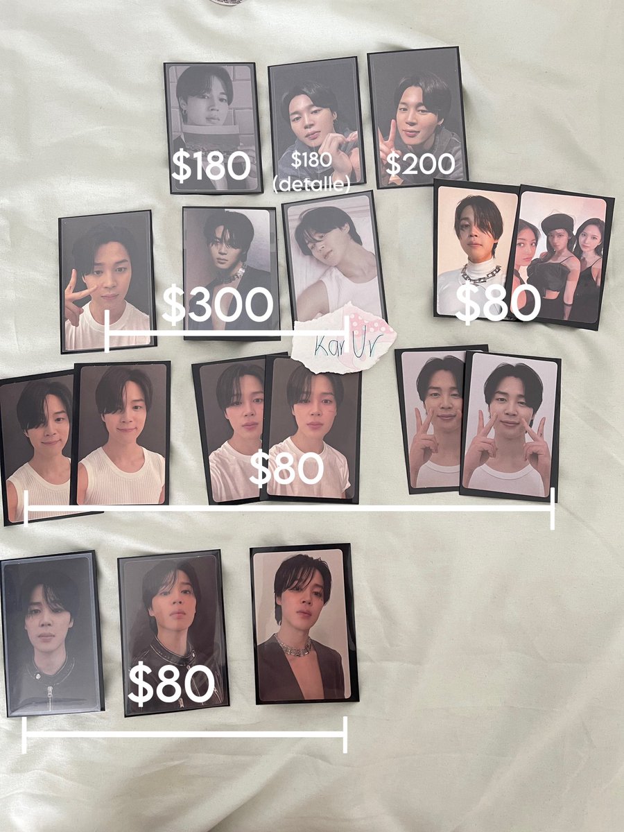 dosisofjm's tweet photo. amistades estoy vendiendo estas PCs pls si me ayudan con rt (solo mexico) 

#armycollection #btscollector #sellbts https://t.co/JXv5duUoZP