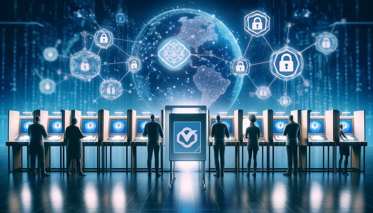 CryFutWorld's tweet image. Blockchain&apos;s cryptographic techniques ensure voter anonymity while providing a verifiable trail of each vote, addressing issues like voter fraud and double voting.

#BlockchainVoting
#DigitalDemocracy
#Elections2024
#TechForGood
#SecureVoting