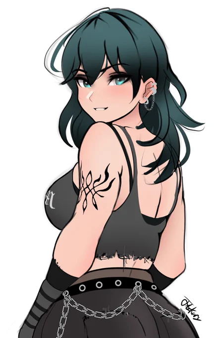 well now that likes are private no one can judge you for liking goth byleth 