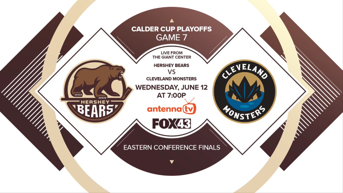 The <a href="/TheHersheyBears/">Hershey Bears</a> and <a href="/monstershockey/">Cleveland Monsters</a> Game 7 .. 'nuff said .. watch it on <a href="/fox43/">WPMT FOX43</a>.2 Antenna TV <a href="/MonSportsNet/">Monumental Sports Network</a> or <a href="/NHLNetwork/">NHL Network</a> with <a href="/zackfisch/">Zack Fisch</a> <a href="/Mitchy1_0/">Garrett Mitchell</a> and me on the call, <a href="/ealbert410/">Ed Albert</a> producing, final game of a thrilling <a href="/TheAHL/">American Hockey League</a> Eastern Conference Finals!