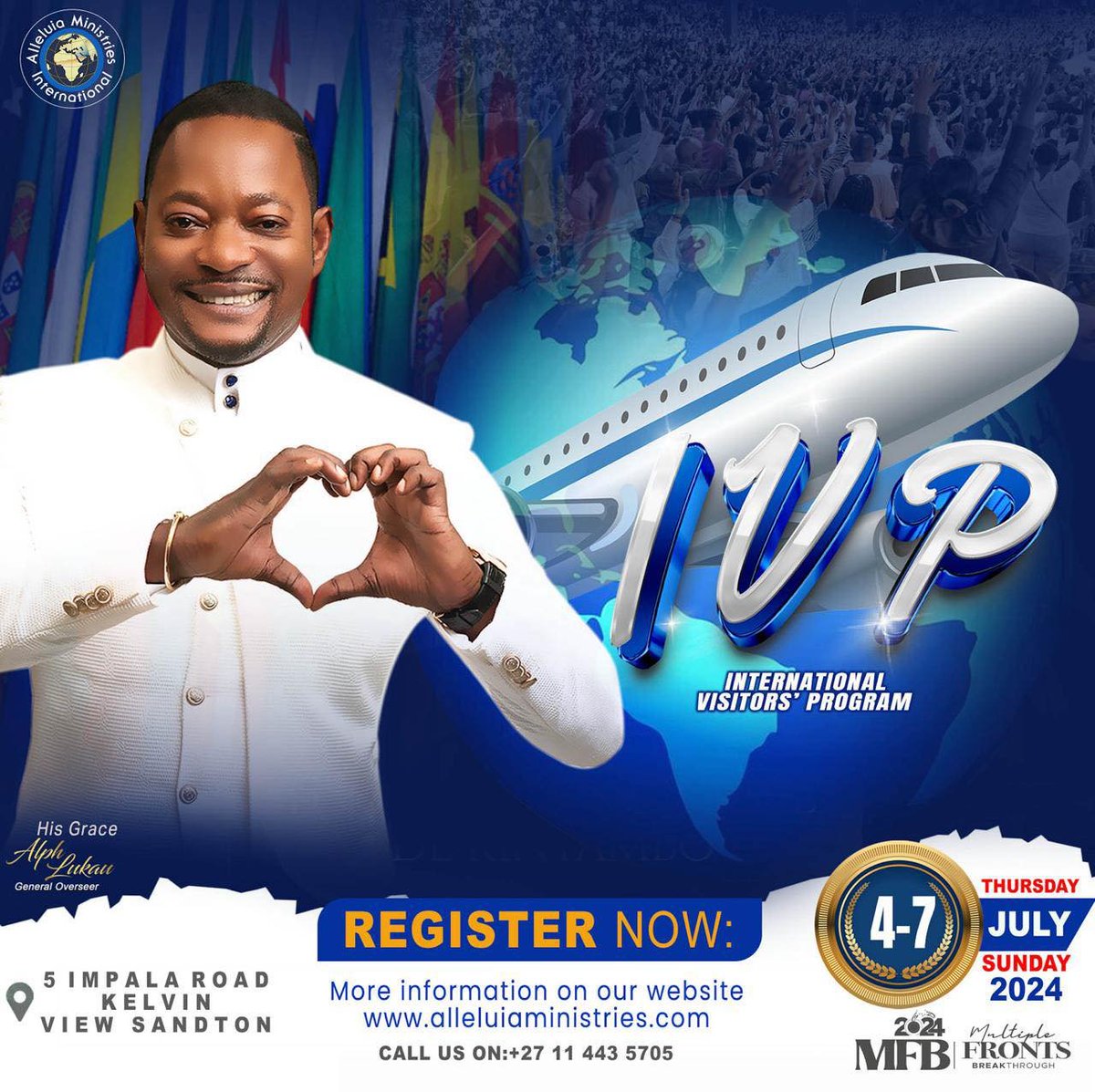 AlphLukau's tweet photo. 2024 will not end without the promises of God manifesting in your life. 
May your desire to be at the IVP be met with DIVINE PROVISION
Every application is approved
Every visa is granted
Registration is only on our website
https://t.co/EsgvomnOIz https://t.co/rmDadK3caZ