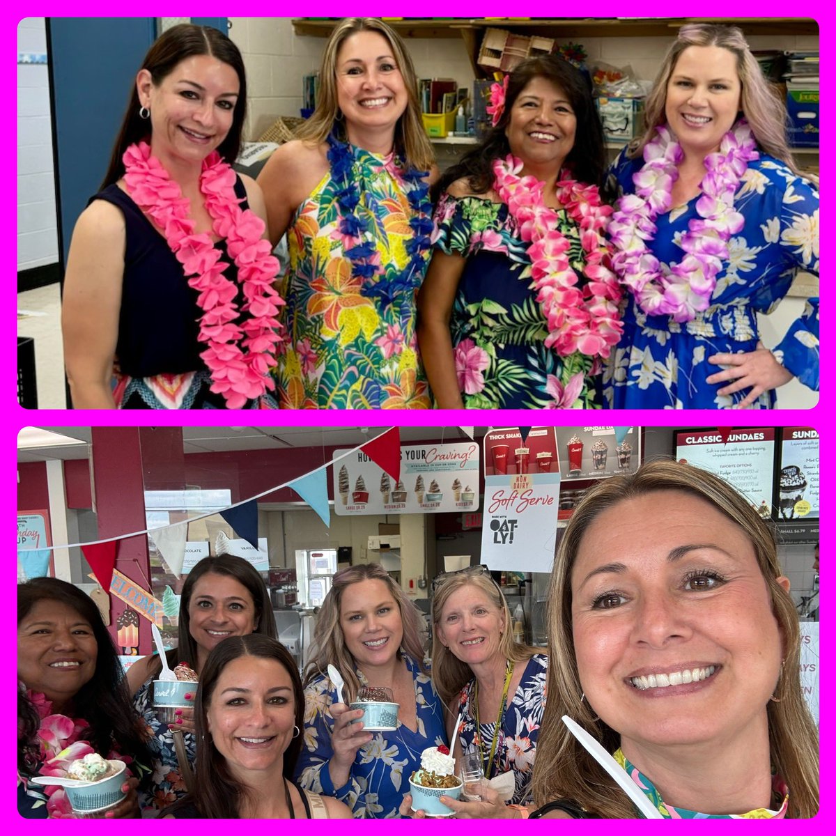 MNdesarno's tweet photo. Our Kindergarten students had their Moving Up Ceremony today…they will be missed but I’m excited to see all the wonderful things they accomplish! Always “ohana”!🎉💗🌺🌺@VoorheesPrin @VoorheesPTA https://t.co/xUmTGvebzt