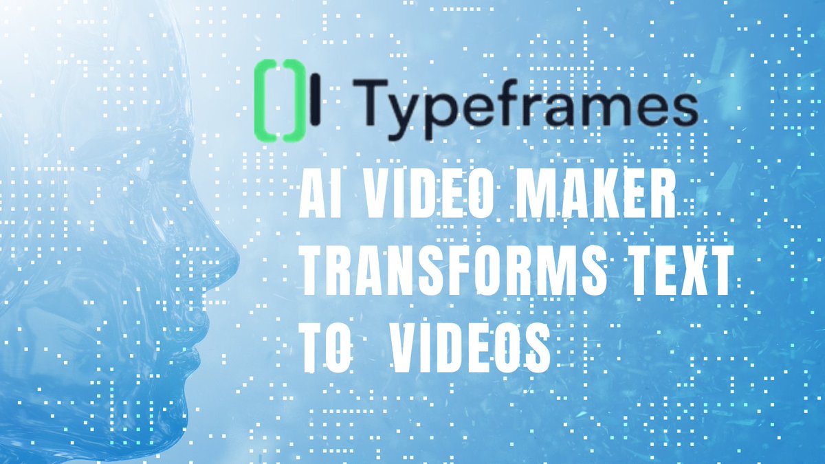 Transform text to videos effortlessly with Typeframes! AI-powered &amp; highly customizable. Boost engagement, save time! bit.ly/3Vk6Dir #ArtificiallyIntelligence #ContentStrategy #marketingtechnology #innovationforall #BrandBuilding #VisualContent #videoproduction