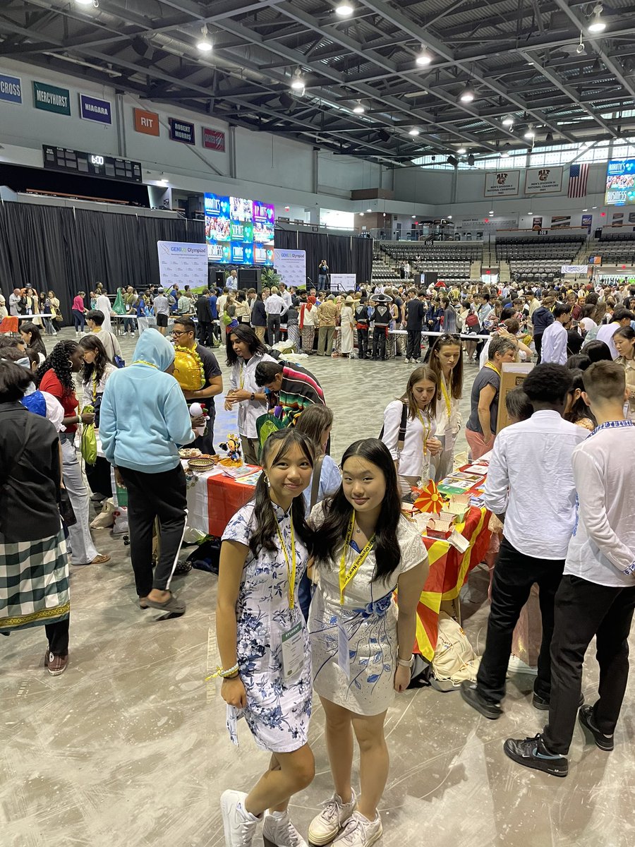 YHSSciRes's tweet photo. International Fair at @GeniusOlympiad !!  Phenomenal evening!!  Thank you for organizing this wonderful event. https://t.co/THGX22hlax